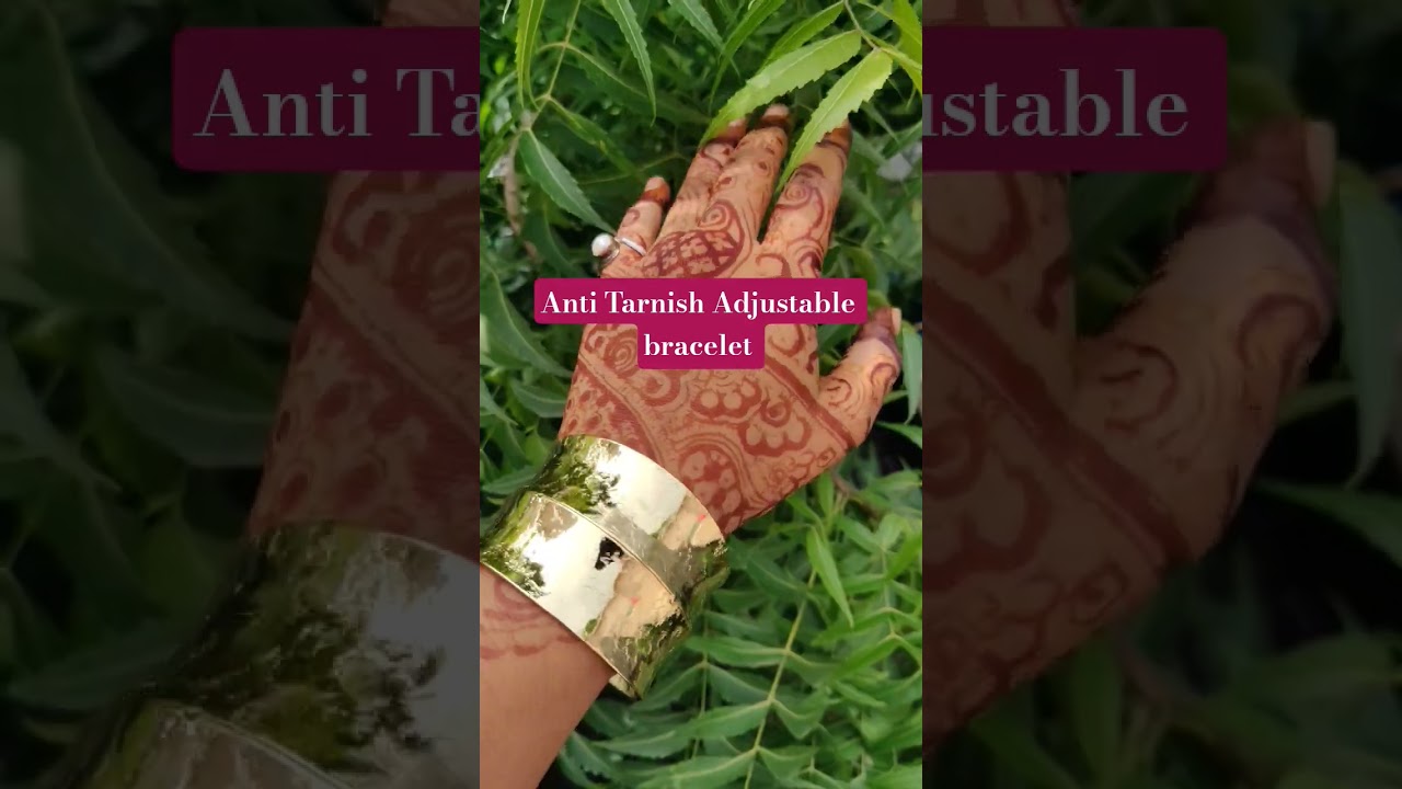 Anti Tarnish cuff Adjustable bracelet for women and women