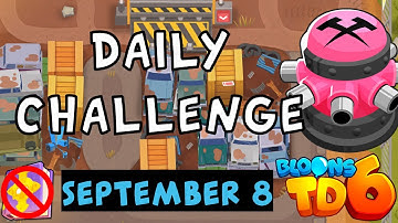 Bloons TD 6 Daily Challenge | Fire Challenge | No Hero No MK No Powers | September 8 2023