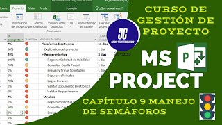 SEMÁFOROS en Microsoft PROJECT  Capitulo 09