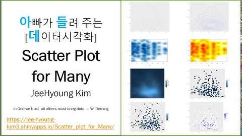 아빠가 들려 주는 [데이터시각화] Scatter Plot for Many