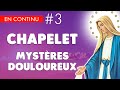 CHAPELET 🙏 MYSTÈRES DOULOUREUX du ROSAIRE 🙏 PRIÈRE en CONTINU