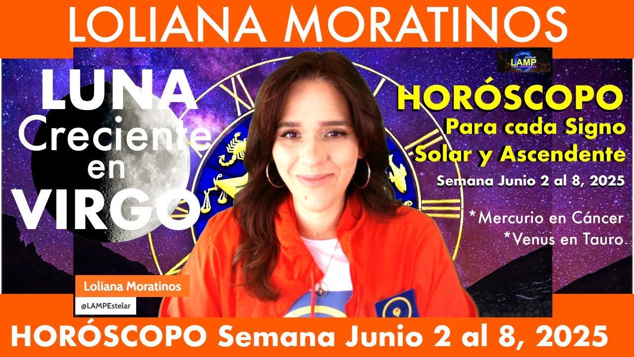 LUNA CRECIENTE en VIRGO VENUS en TAURO #HORÓSCOPO Semanal Sol y ...