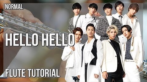 How to play Hello Hello by Snow Man on Flute (Tutorial)