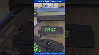Custom Printed Black Shirts With Neon Green Print: Screen Printed T-shirts (Shorts)