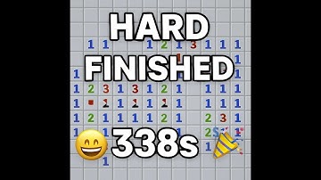 Google Minesweeper Hard Mode Completed in 338 Seconds | Speedrun Gameplay