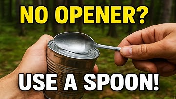 No Opener? No Problem! Open a Can with a Spoon in the Wild