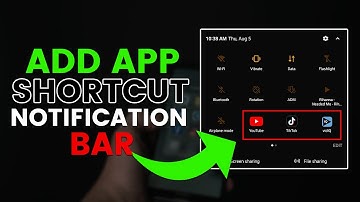 How to Add Apps to Notification Bar on Android | Pin Apps to Notification Bar 2021