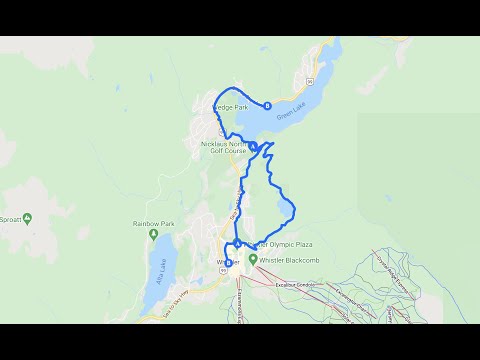 Whistler Village to Green Lake - Cycling Whistler Valley Trails