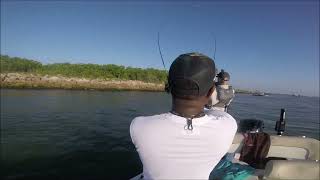 Trinity Bay Fishing For That Tagged Redfish Big Fights Breakoffs And Action On Hooked Up Fishing