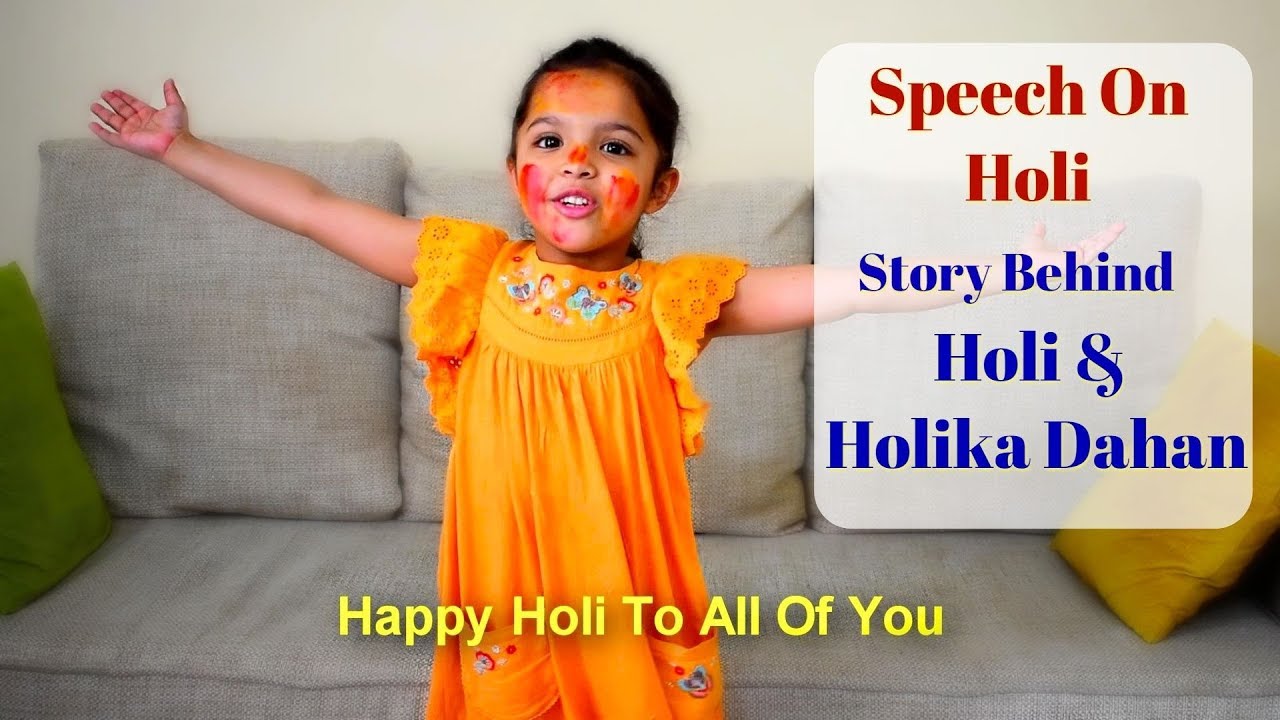 speech on the festival of holi