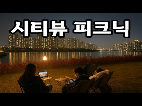 [VLOG]호텔 뷰 보다 낫다..이건 진짜 시티뷰의 정석 I 가볍게 나와봤어요! I 피크닉은 이렇게 I 도시 야경
