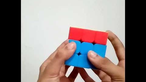 flipped tips pattern in rubik