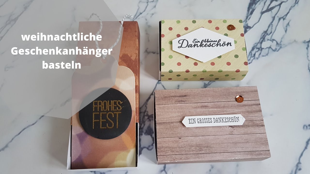 Geschenkanhänger aus Restpapier basteln Karten und mehr aus einem ...