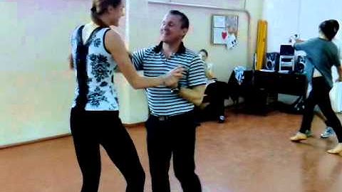 !Zouk class протанцовка после занятия in dance studio DancA 21 03 14 - Илона и Слава