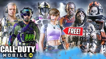 *NEW* SEASON 2 FREE CHARACTER SKINS in COD MOBILE! ALL SEASON 2 FREE CONFIRMED SKINS CODM