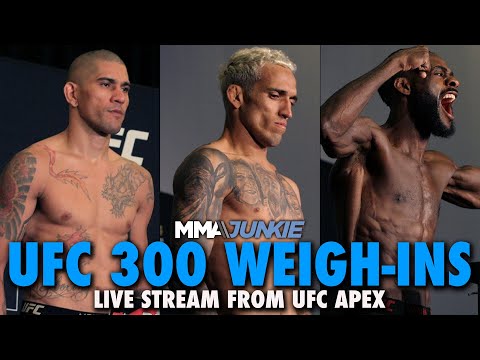 UFC 300: Pereira vs. Hill Official Weigh-Ins Live Stream | Fri. 12 p.m. E.T