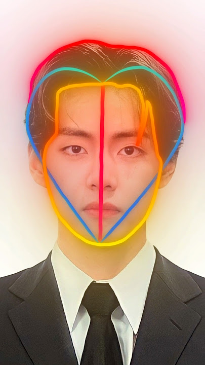 How to Draw BTS V 🩷 easy Trick!