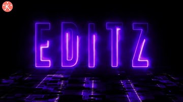 Neon Text Animation || Neon Intro In Kinemaster Tutorial || kinemaster video editing