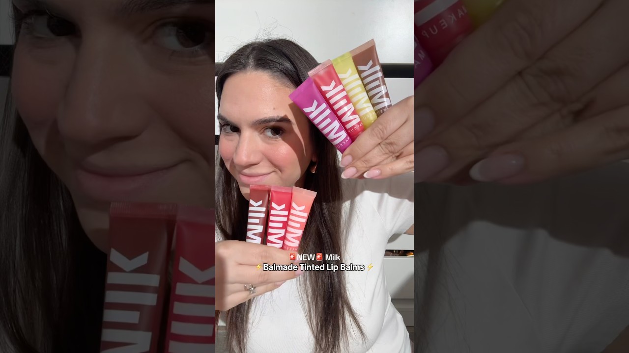 New milk makeup ⚡️ Balmade tinted lip balms 