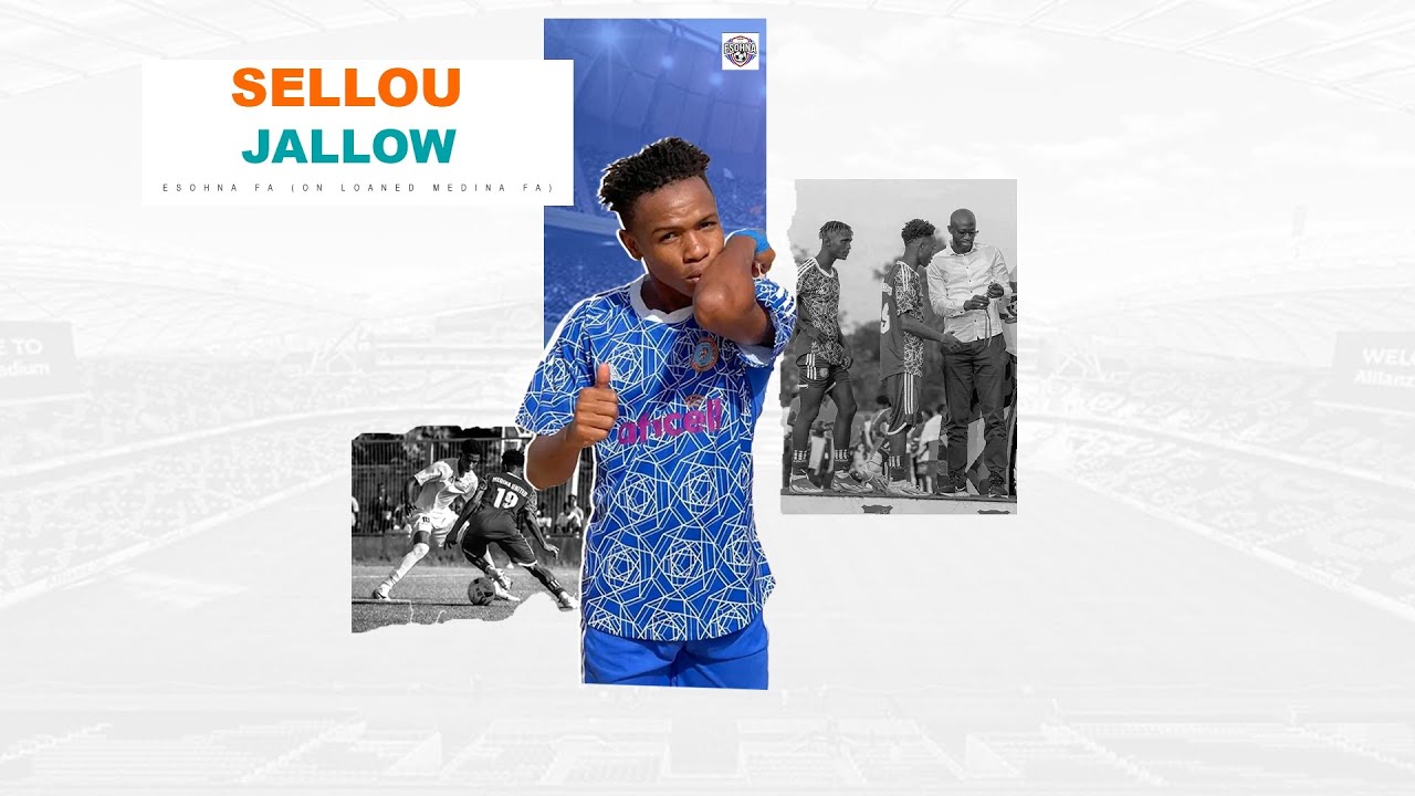 Sellou Jallow ● Attacking Midfield ● Eshona FA ( On Loan Medina United ) ●_2024_25_Highlights