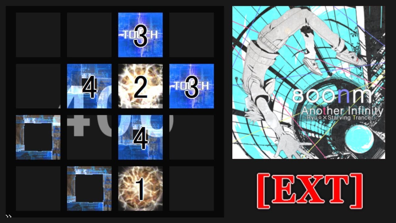 jubeat copious APPEND】800nm(EXT) 譜面確認(シャッター+ハンド