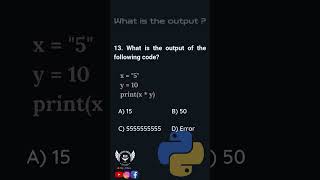 Learn Python Basics with Fun MCQs!🐍#pythonshorts   #ytshorts #CodeLife #pythonshorts #youtubeshorts