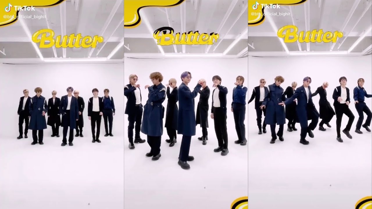 [防彈少年團] Butter tiktokチャレンジ BTS YouTube