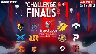 [HIGHLIGHT] AP Free Fire Snapdragon Pro Series SS3 : Mobile Challenge Finals Day 1