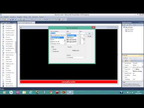 Come creare un blocco note con Visual Basic