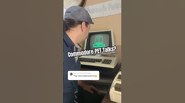 Clip from ​⁠​⁠@shiru8bit ‘s “Back To The PET” demo for Commodore PET computers #retrocomputing