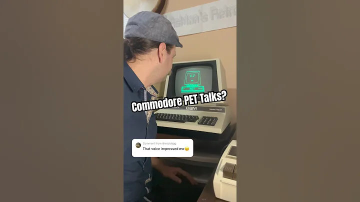 Clip from ​⁠​⁠@shiru8bit ‘s “Back To The PET” demo for Commodore PET computers #retrocomputing