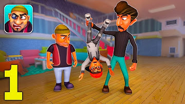 Scary Robber Home Clash - Gameplay Walkthrough Part 1 - Tutorial and Levels 1-6 (iOS, Android)