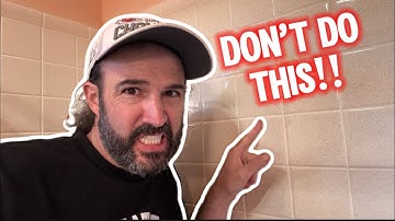 I Made A HUGE Mistake - Watch Before Re-Grouting Your Tile