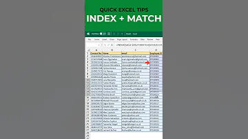 Shorts INDEX MATCH Function In Excel Revere Lookup In Excel 