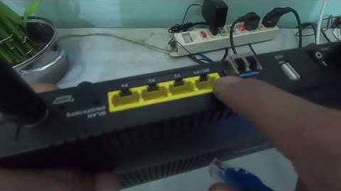 Cài Đặt Modem WiFi Draytek 2912 Thành Bộ Phát WiFi Phụ