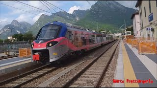 Corsa prova treno elettrico POP sulla tratta Conegliano - Ponte nelle Alpi - Belluno