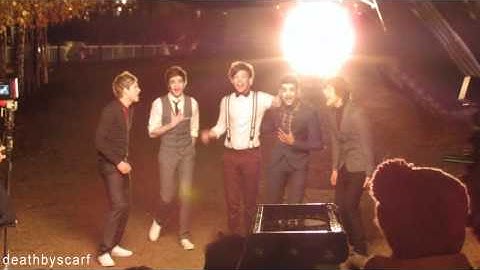 Behind The Scenes ~ One Direction "One Thing" Video Shoot (Nov. 28th, 2011) - That