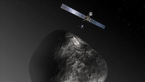 Rosetta Spacecraft En Route to Land Probe on a Comet