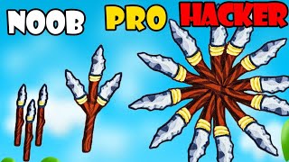 NOOB vs PRO vs HACKER  Hook The Giant Part 3 | Gameplay Satisfying Games (Android,iOS)