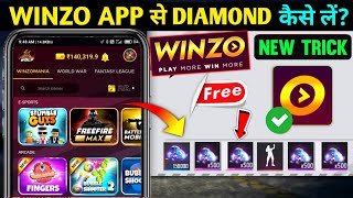 How to Use Winzo app New Trick | Winzo app se Diamond kaise le Free Fire | Winzo app free fire