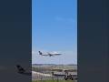Touching down A330 Swiss/ Double view/Runway 31R