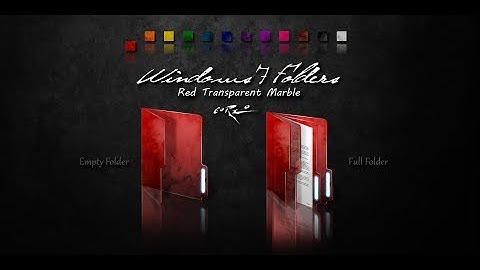 How To Change Color Folder-Windows 7