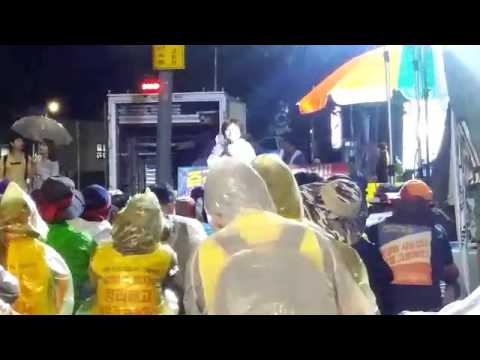 15 08 25  재능교육 유명자 동지 연대발언 영상  동양시멘트 해고자 정규직 복직 쟁취! 투쟁문화제