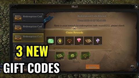 MU NEW DAWN | 3 NEW GIFT CODES AFTER NEW PATCH UPDATE