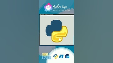 Python Logo using Python turtle 🐢
