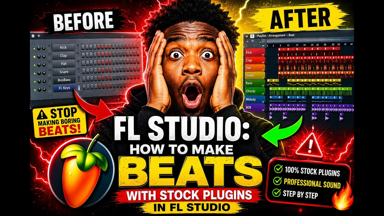 FL STUDIO : I Made a PROFESSIONAL Beat Using ONLY FL Studio Stock ...