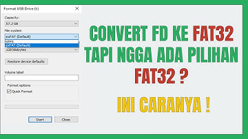 Cara Format Flashdisk 64GB & 128GB NTFS ExFAT ke FAT32 | Cara convert flashdisk Exfat NTFS ke FAT32