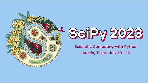 SciPy Conference 2023 Teaser