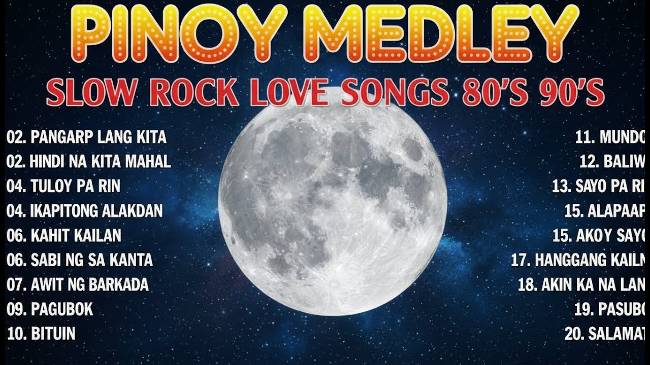Slow Rock Love Songs Acoustic Feel 💖 Pinoy Medley 70s 80s 90s