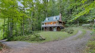 Cozy Mountain Cabin Retreat on 2.29 Acres in Franklin, NC – Backs Up to National Forest! $365K